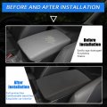 Xyhgm Car Center Console Armrest Cover For Subaru Crosstrek Impreza 2024 2025 Leather Anti-scratch Central Box Lid Seat