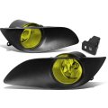 Auto Dynasty Bumper Driver Fog Lights Lamps With Bezel And Switch Compatible Toyota Yaris Xp90 Hatchback 2009-2011 Passenger