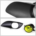 Auto Dynasty Bumper Driver Fog Lights Lamps With Bezel And Switch Compatible Toyota Yaris Xp90 Hatchback 2009-2011 Passenger