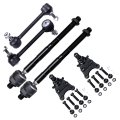 6pc Set Front Suspension Kit Fit 2006-2012 For Chevy Colorado Gmc Canyon 2007-2008 Isuzu I-290 2008 I-370 Inner Tie Rod End