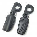Smt-black Airflow Arrow Foot Rest Pegs With 1 2 5 Inch Mounting Bracket Compatible Gl1800 Gl1500 Gl1100 Gl1200 Vt750 Shadow