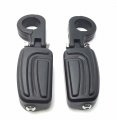 Smt-black Airflow Arrow Foot Rest Pegs With 1 2 5 Inch Mounting Bracket Compatible Gl1800 Gl1500 Gl1100 Gl1200 Vt750 Shadow