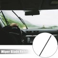 Uxcell 355mm 14 Inch Car Windscreen Windshield Bracketless Wiper Blade Rubber Refill Strip Universal Replacement Black