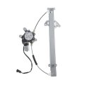 A-premium Power Window Regulator With Motor Compatible Nissan Frontier 2000-2004 Rear Left And Right 2-pc