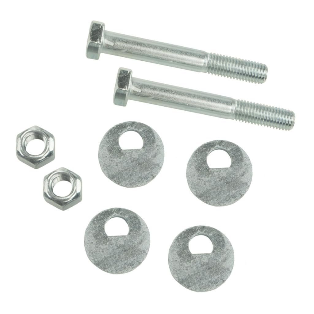 Alignment Cam Bolt Set For 2008 2013 Infiniti G37 Camber Toe Adjustment Hexagonal Front Position Silver Finish