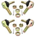 Two Sets Of Tie Rod End Kit For Yamaha Kodiak 400 Yfm400 Fw 4x4 1993-1996 