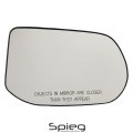 Spieg Passenger Side Mirror Glass Replacement For Honda Civic 2006-2011 Heated W Back Plate Rh