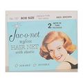 Jac-o-net French Type Tiny Mesh Hair Net Bob Small Size Medium Brown2 Per Pack Of 12 