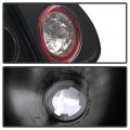 4-pieces Black Bezel Euro Style Altezza Tail Light Housing Lamp Assembly Replacement Pair For 2003-2008 Corolla Driver 