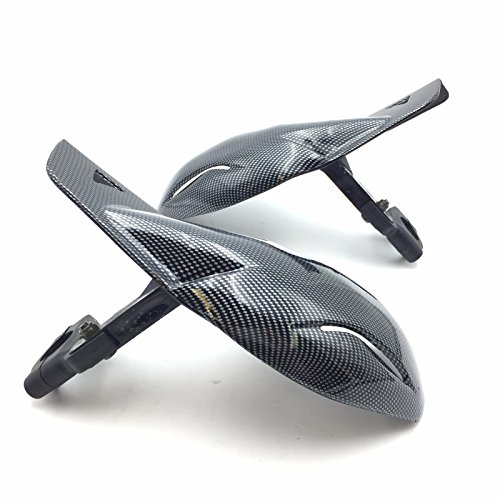 Carbon Fiber Hard Plastic Reinforced Hand Guards 7 8 22mm For Snowmobile Polaris Rmk Ski-doo Sno Pro Vector Phaser Indy Suzuki
