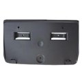 Front License Plate Bracket Ford Focus 2012 2018 Replacement For Fo1068144 And Cm5z17a385aa Black Plastic Standard Style 