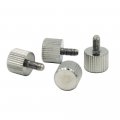 M4 Knurled Thumb Screws Knurl With Grooves Parallel To Axis Stainless Steel 10 Pieces M4 X 12 Mm