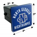 University Of North Georgia Nighthawks Tow Trailer Hitch Cover Plug Insert