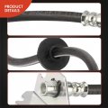 A-premium Front Driver And Passenger Brake Hydraulic Hoses Compatible With Select Chevy Models Caprice 2011-2017 Replace