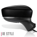 Auto Dynasty Ma1321218 Factory Style Passenger Right Side Mirror Manual Folding Power Adjust Heated Glass Turn Signal