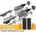 Uxcell 2 Set Rear Bumper Shock Absorber Suspension Multi-purpose Bump Dust Cover Kit For Bmw M3 2008-2013 No 33536767335