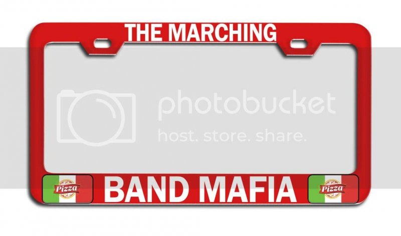 The Marching Band Mafia Italian Italy Rd Auto Metal License Plate Frame Tag Holder Universal Fit Heavy Duty Steel 12 5 In X 6