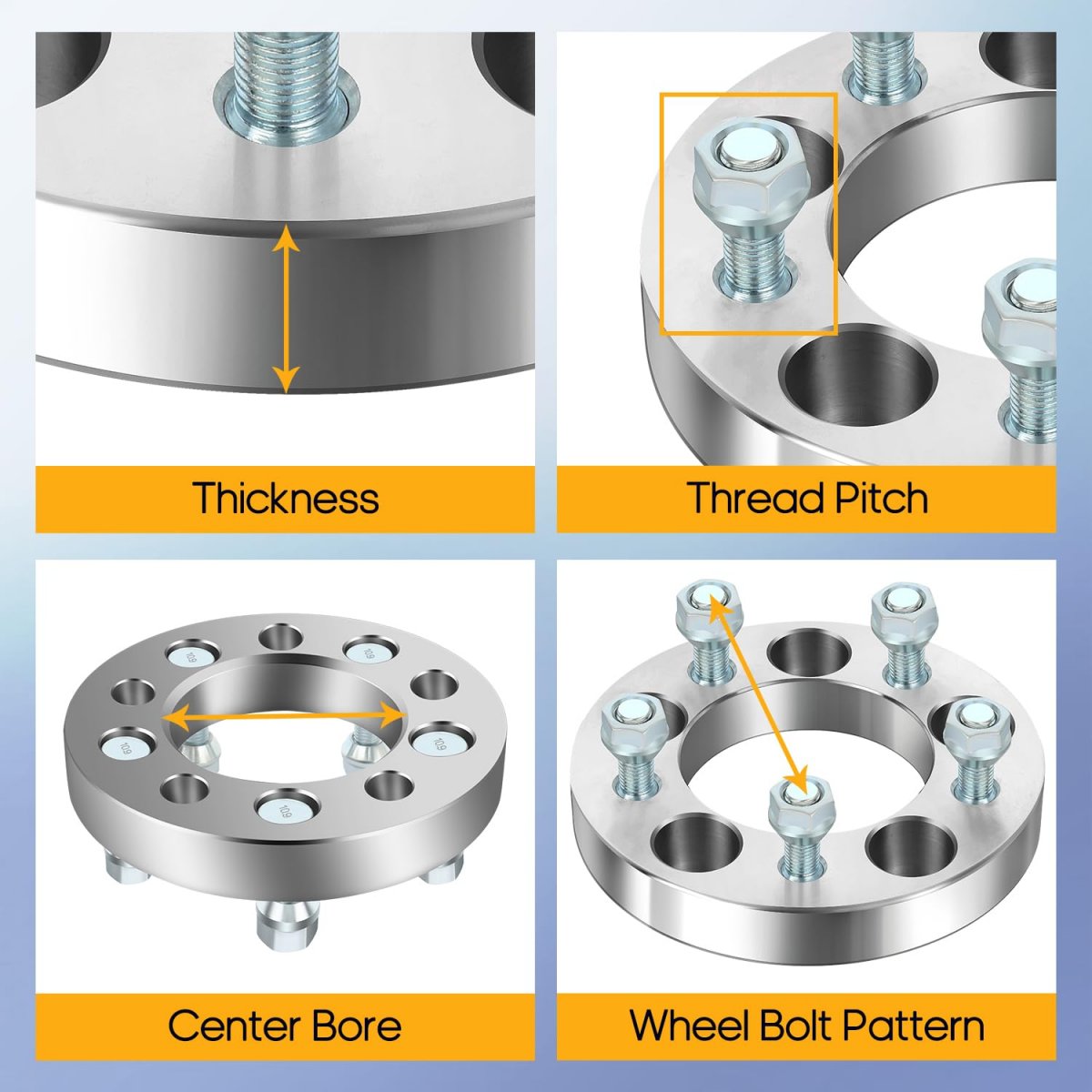 2pcs 1 Inch 25mm Wheel Spacers Lug 5x4 75 To 5x120 65 With 12x1 5 Studs Fits For Corvette Camaro S10 S15 Jimmy