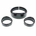 1 X 7 Inch 2 4 5 Headlight Trim Ring Replacement For Softail Road King Street Glide Black 