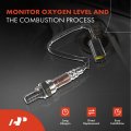 O2 Oxygen Sensor For Ford Probe 1993-1995 Mazda 626 929 1992-1995 Mpv 2002-2006 Mx-6 Replace F62z9f472hh Je5018861b9u