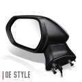 To1320367 Factory Style Driver Left Side Mirror Manual Folding Power Adjust Heated Glass Turn Signal Compatible With Toyota