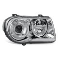 Factory Style Projector Headlight Assembly For Dodge Charger Magnum Chrysler 300 2005-2010 Passenger Right Side Chrome Housing 