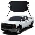 Econour Snow Cover Chevrolet Silverado Designed With S-hook Elastic Strap Windshield For Ice And Enhanced 600d Oxford Fabric 