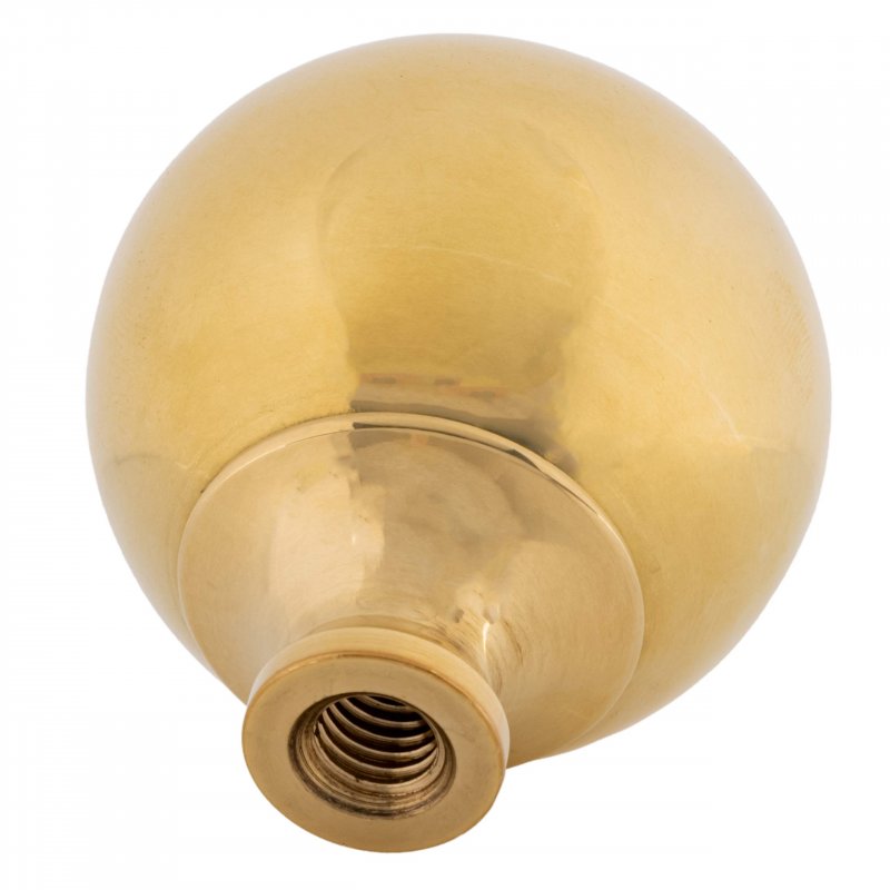 Polished Brass Ball Bed Post Finials Diameter 2 Replacement Hardware In Antique Or Modern Styles Ua-763-bpb 1