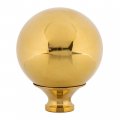 Polished Brass Ball Bed Post Finials Diameter 2 Replacement Hardware In Antique Or Modern Styles Ua-763-bpb 1 