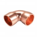 Uxcell 15 9mm Id 90 Degree Copper Elbow Short-turn Fitting Connector 1 8mm Thickness For Plumbing