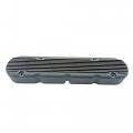 2 Sets Finned Vintage Hidden Coil Black Valve Cover Fits All Ls Engines Using Ls1 Ls2 Ls3 Ls6 And Ls7 Or Similar Coils With 