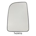Spieg Driver Side Mirror Upper Glass Replacement For Dodge Freightliner Mercedes Sprinter Van 2019-2022 Heated With Back Plate