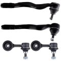 4-piece Fit For Bmw 318i 318is 318ti 323i 323is 325i 325is 328i 328is Z3-2 Stabilizer Sway Bar End Links 2 Outer Tie Rod 