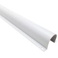 3 4 Plastic Flanged Wire Guard 2 X 5ft Sticks 10 Feet Color White 