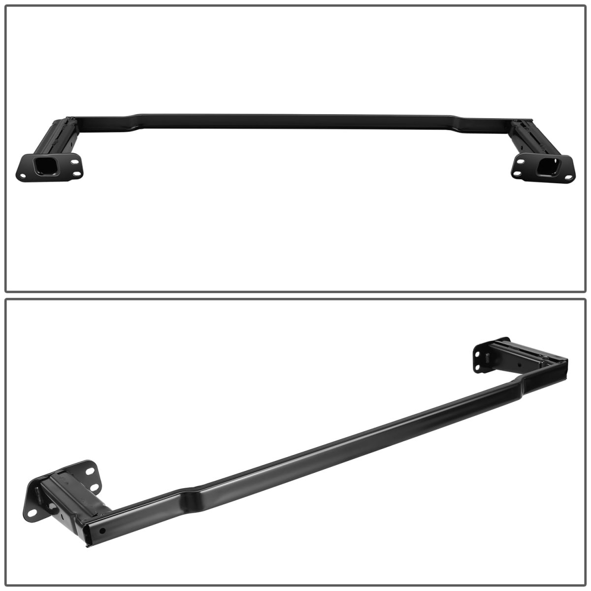 Auto Dynasty Front Lower Bumper Reinforcement Steel Impact Face Bar Compatible With 2012-2020 Chevrolet Sonic Painted Black