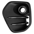 Fog Light Bezel Driver Side For Kia Sportage 2017 2018 2019 Front Plastic Black Textured With Chrome Molding Replaces Ki1038137 