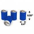 Lake Trout Fishing Valve Stem Caps For Tire Rim Wheel Aluminum Blue