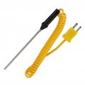 Type K Thermocouple Heat Resistant Steel Sensor With Insulated Handle Fast Response For Temperature Testing Temperature Probes