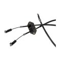 Parking Brake Cable For Mazda 6 2003 To 2009 Steel Front 56 25 In Conduit Length Gk2a44410 Gk2a44410a Black Housing And Jacket 