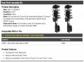 Front Strut And Coil Spring Assembly Set Of 2 Compatible With 2008-2014 Mercedes-benz C300 Awd W204 Chassis