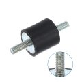 4pcs M4 Car Anti Vibration Rubber Isolator Damper 15x15mm Bobbin Mount Shock Absorb Mounts For Compressors Vv Engines 