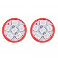 Ocpty Marker Lights 10pcs Cab Red Top Roof Running Covers With T10 Light Bulbs Replacement Assembly For 2003-2009 Hummer H2