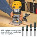 Straight Router Bit With Bearing 4pcs 1 4-inch Shank Pattern Flush Trim For Trimming And Grooving
