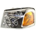 Gmc Envoy Xuv Headlight Assembly 2004 2005 Driver Side Halogen Clear Lens Part Number Gm2502220 15866071 