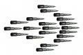 Vms Racing 12x1 5 20pc 112mm Cold Forged Steel Lug Nuts With Gunmetal Extended Bullets In Aluminum For Honda Civic Wheel