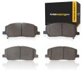 Front Disc Brake Pads For Genesis Gv80 2021 2022 2023 2024 Ceramic Mechanical Pad Wear Sensor 2 58 In Inner Height