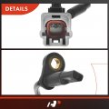 A-premium Abs Wheel Speed Sensor Compatible With Nissan Models Gt-r 2009-2019 3 8l Coupe Front Driver And Passenger Side