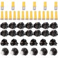 26pack Yellow Led Light Kits Bright Instrument Panel Gauge Cluster Dashboard Bulbs With Twist Lock Socket Fit For 1992-1995 