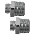 Rv Kitchen Faucet Adapter 1 2 In Male To 3 8 Brass Reducer For Water Supply Lines Nickel Plated Compression Fitting Pack 