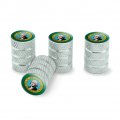 State Of Washington Flag Tire Rim Wheel Aluminum Valve Stem Caps